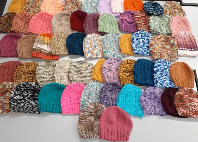 A bunch of beanies