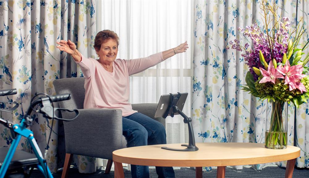 Senior home exercise Senior home exercise