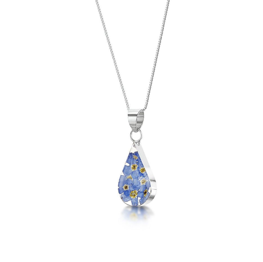 Forget-me-not necklace