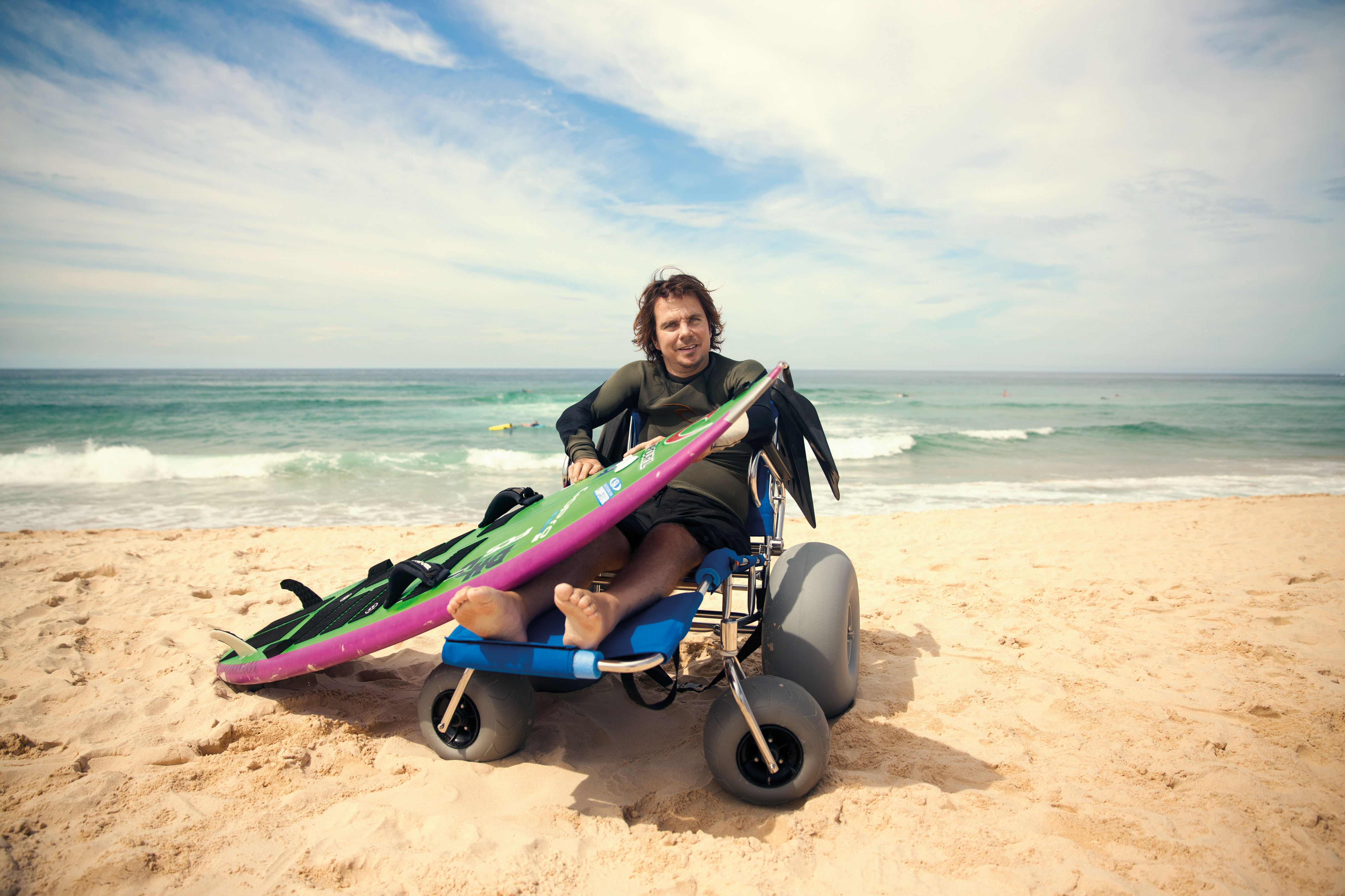 Disabled Surfer Barney Miller