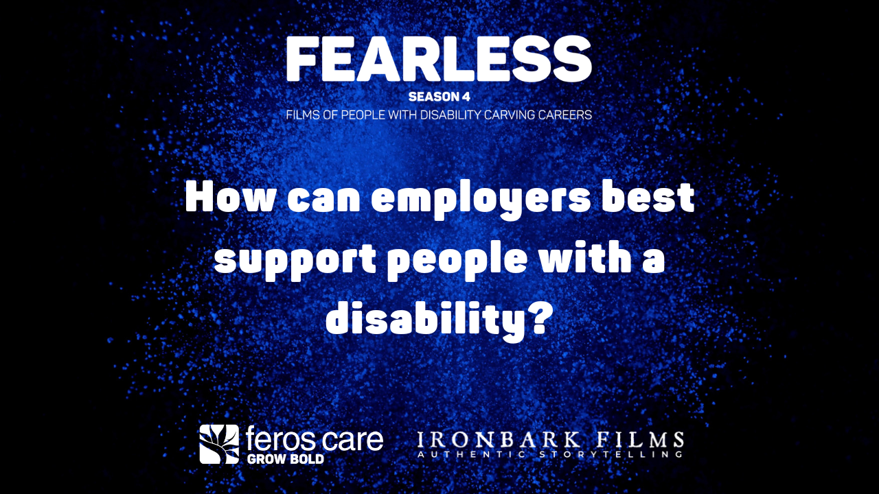 How can employers best support people with a disability