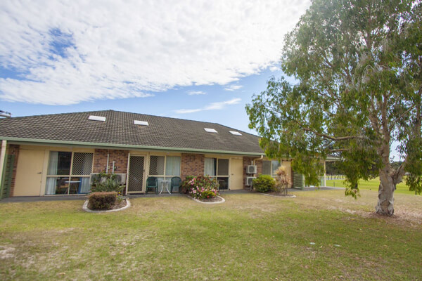 Example of Wommin Bay Village personal terraces